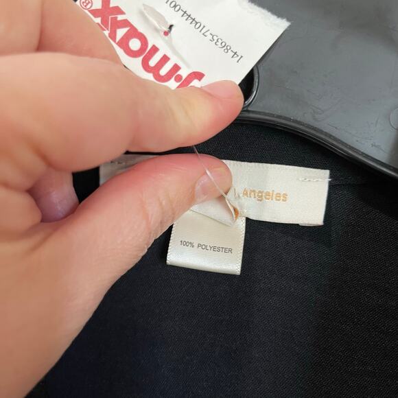 Monteau Los Angles Black Cargo Pockets Short Sleeve Jumpsuit Size XS - Picture 7 of 7